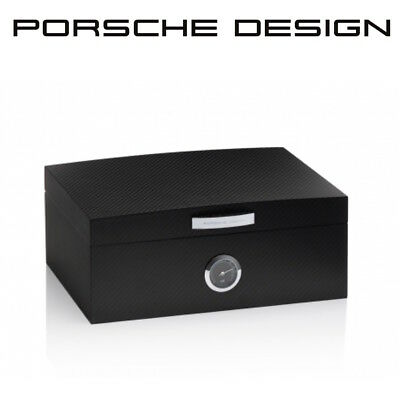 Porsche Design Carbon Fiber and Spanish Cedar Humidor ( Holds 50 Cigars)